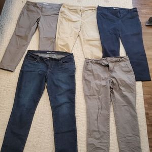 Lot / Bundle of Old Navy pants size 12